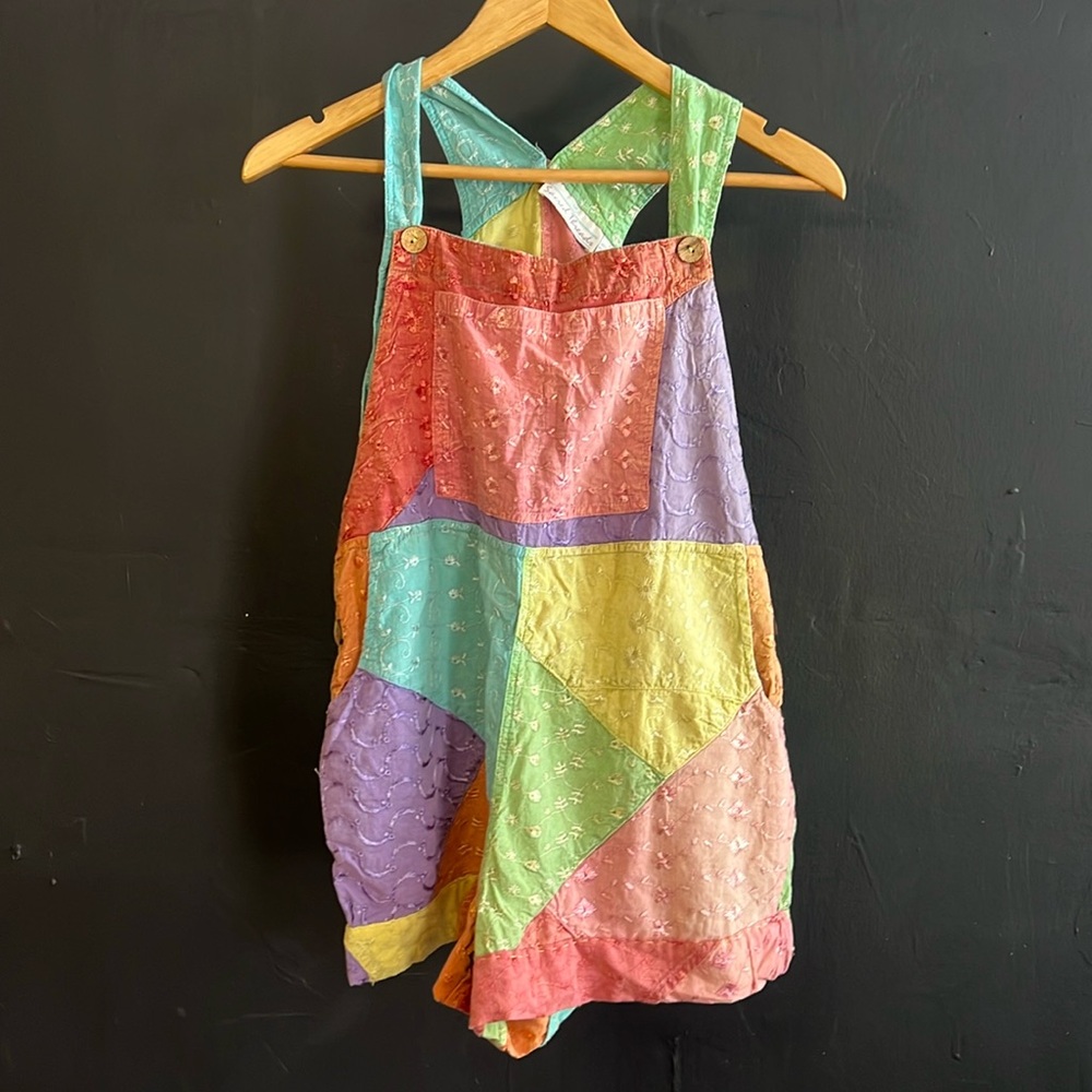 Rainbow Overall Shorts🌈